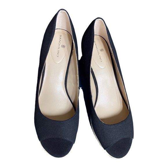 NWOT Bandolino Nuri 7 Espadrille Wedge Pump - Picture 2 of 7